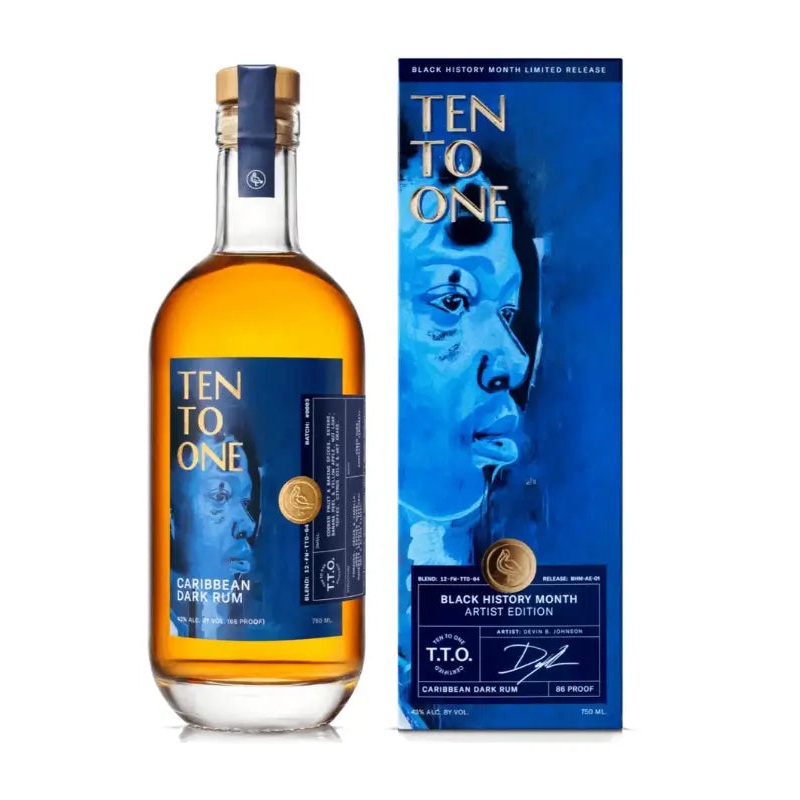 Ten To One Black History Month Artist Edition Rum 750mL