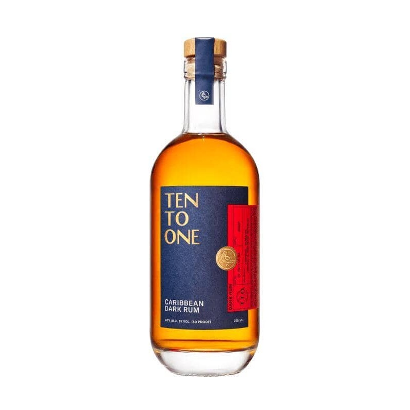 Ten To One Caribbean Dark Rum 750mL