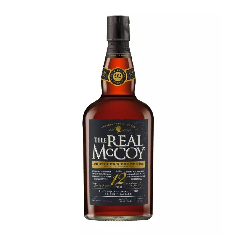 The Real McCoy 12 Year Aged Rum Distiller's Proof 750mL