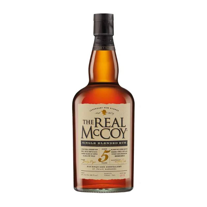 The Real McCoy 5 Year Aged Single Blended Rum 750mL