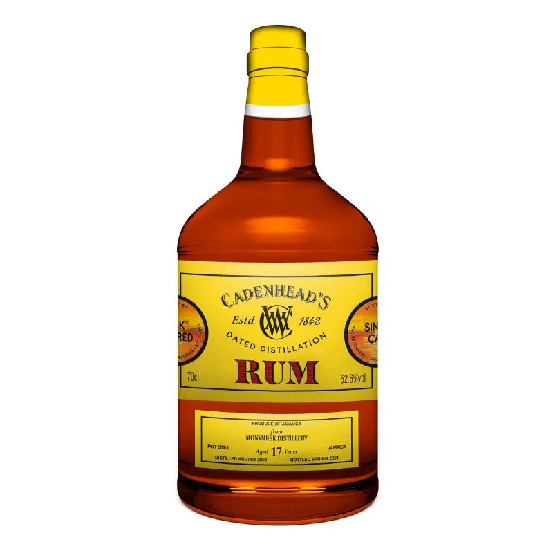 WM Cadenhead's 17 Year Rum Monymusk Distillery 700mL