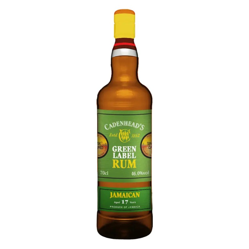 WM Cadenhead's Green Label 17 Year Jamaican Rum 750mL