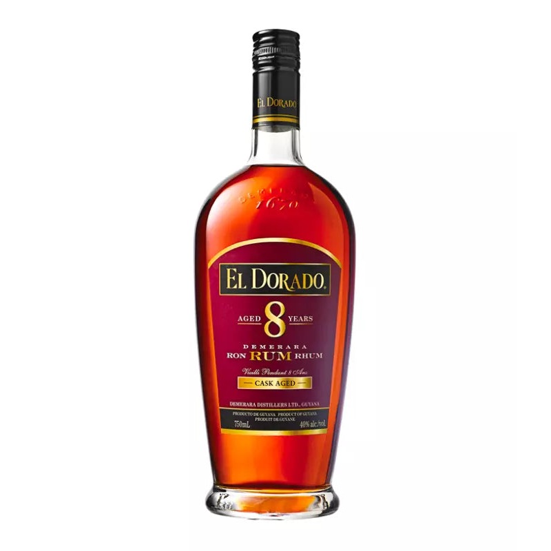El Dorado 8 Year Demerara Rum 750mL