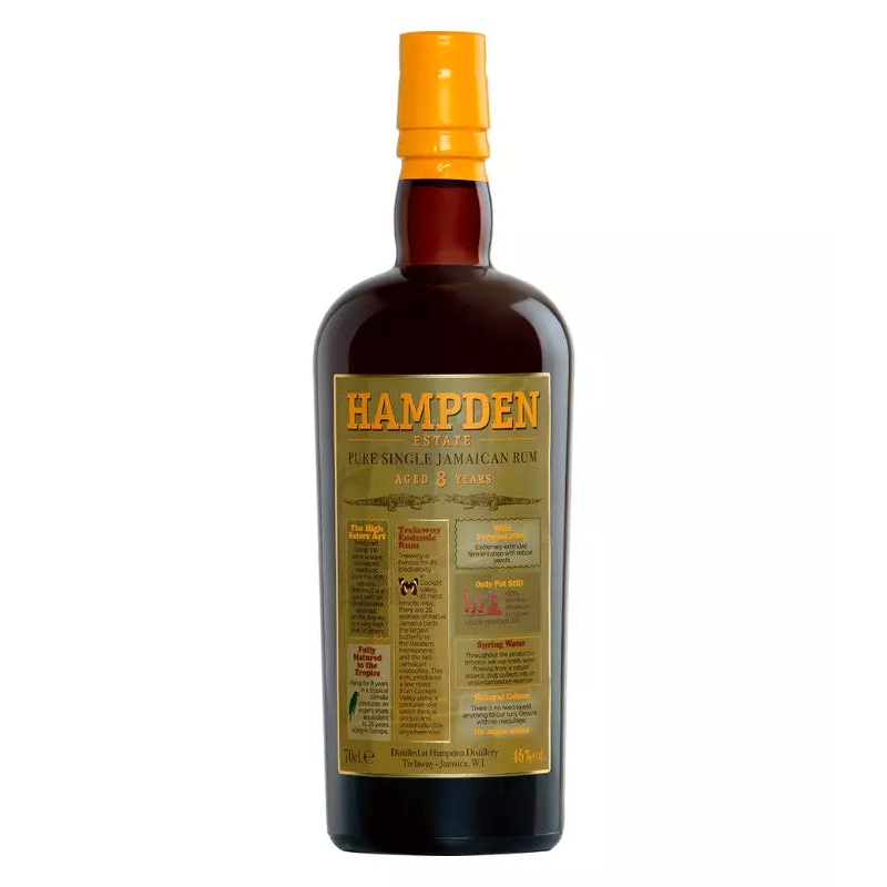 Hampden Estate 8 Year Single Jamaican Rum 750mL