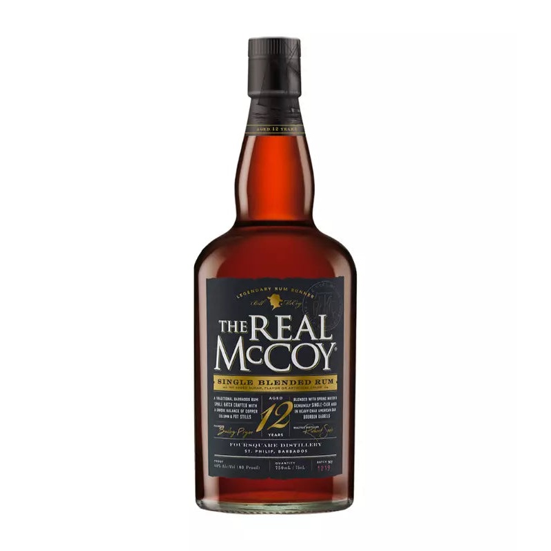 The Real McCoy 12 Year Aged Single Blended Rum 750mL