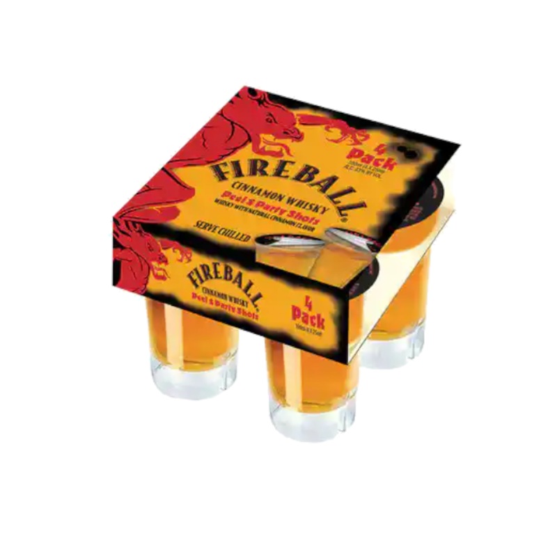 Fireball Party Shot 100ml (4x25ml)