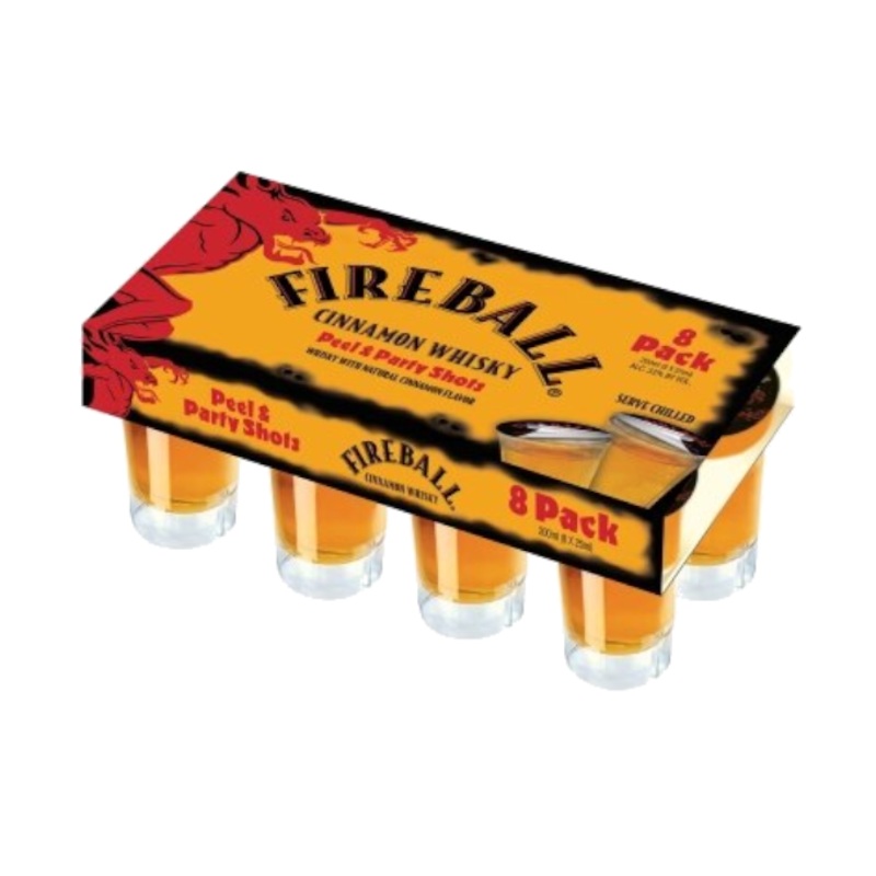 Fireball Party Shot 200ml (8x25ml)