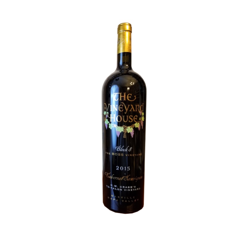 The Vineyard House Boss Block 8 Cabernet Sauv 2015 750ml (No Barcode)