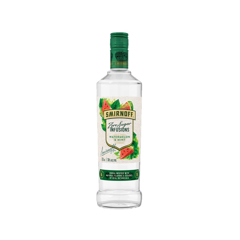 Smirnoff Sugar Free Cucumber Lime Infusion Vodka 750ml