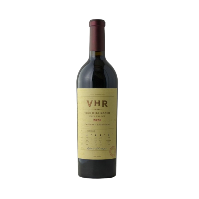 Vine Hill Ranch VHR Cabernet Sauv 2020 750ml (No Barcode)