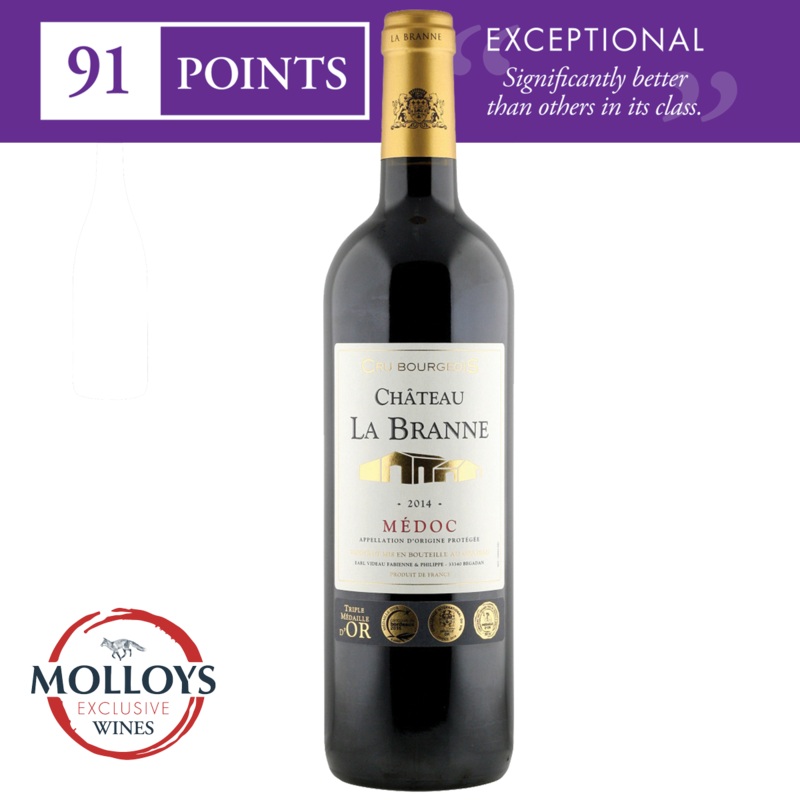 Chateau La Branne Medoc 2014, Cru Bourgeois