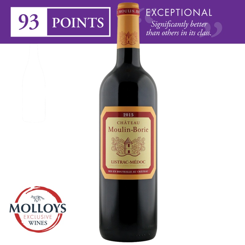Chateau Moulin-Borie: Listrac-Medoc 2015