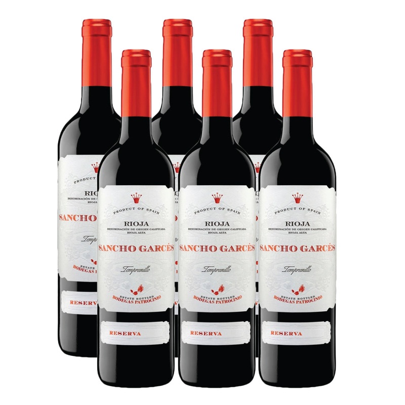 Sancho Garces Rioja Reserva Tempranillo - 6 Bottle Case