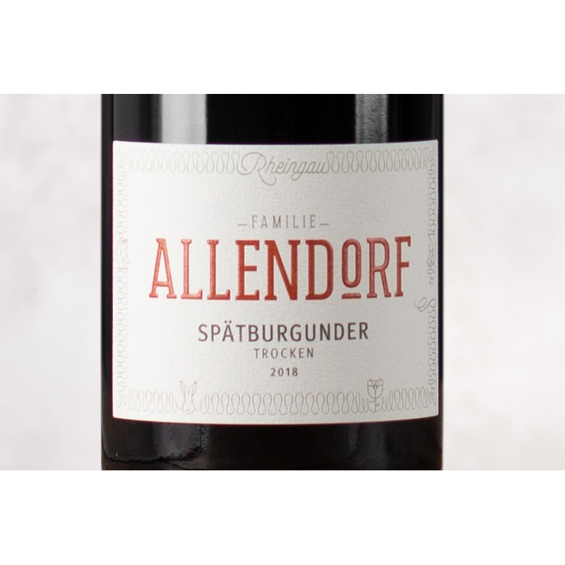 Allendord Spatburgunder Trocken 2018 750ml