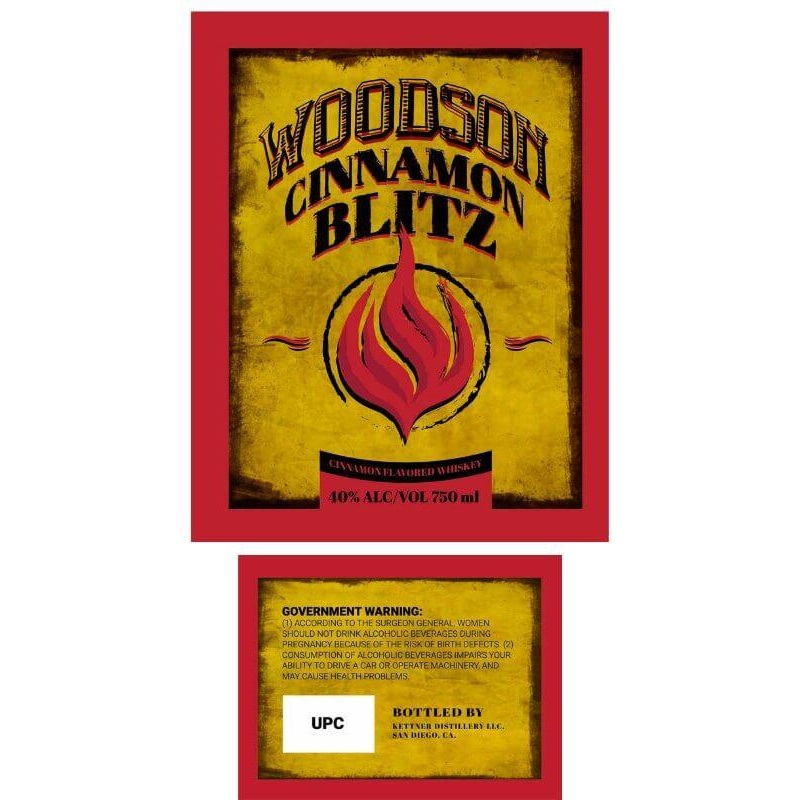 Woodson Cinnamon Blitz Cinnamon Flavored Whiskey