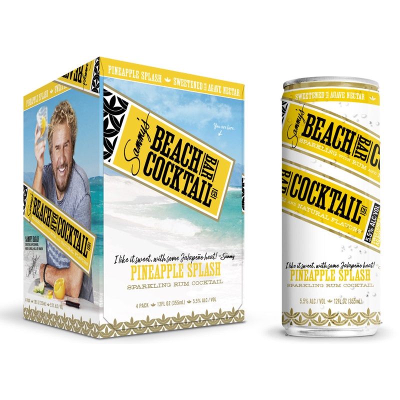 Sammys Beach Bar Cocktail Pineapple Splash 4pk