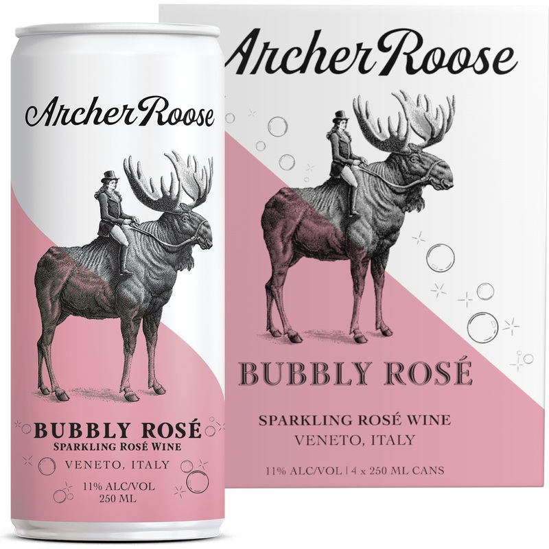 Archer Roose Bubbly Ros Ready To Drink Canned Cocktails 4pk