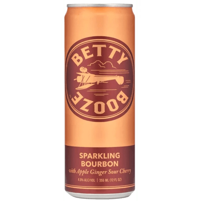 BETTY BOOZE APPLE GINGER SOUR CHERRY SPARKLING BOURBON 4PK C/O