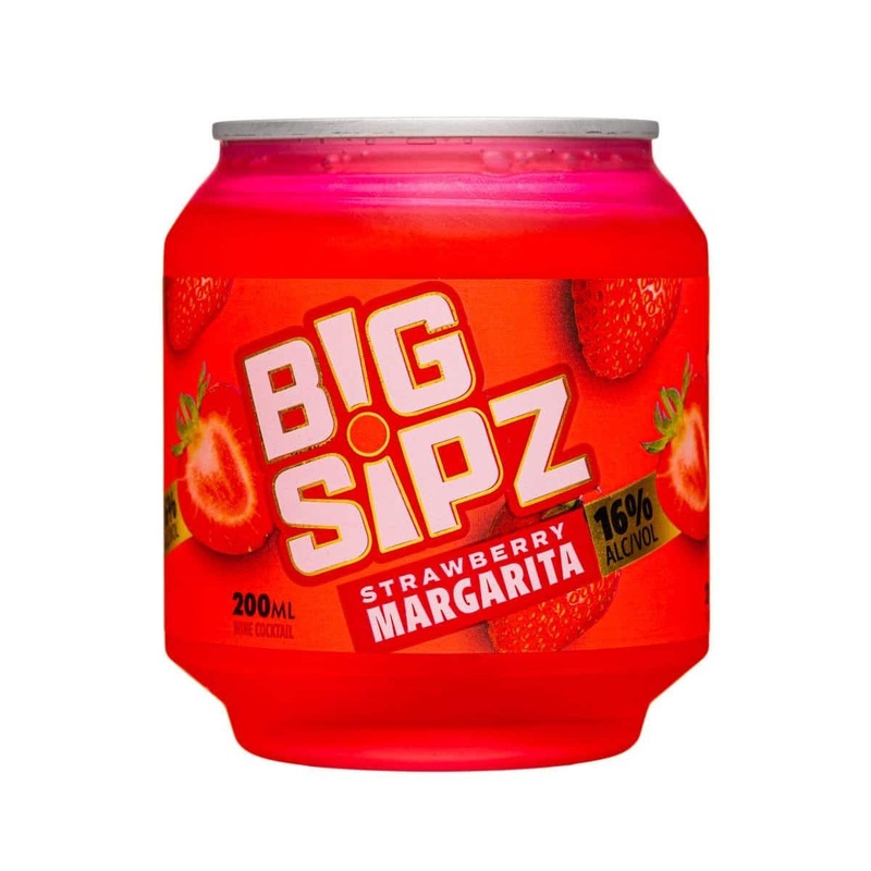 BIG SIPZ STRAWBERRY MARGARITA 200ML C/O