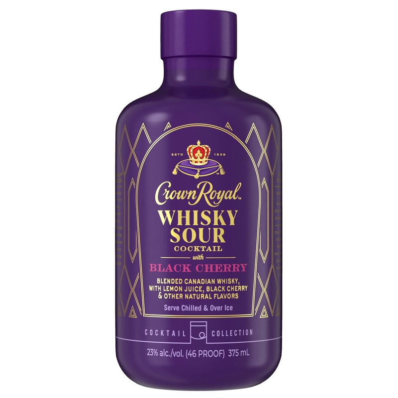 Crown Royal Black Cherry Whiskey Sour Cocktail