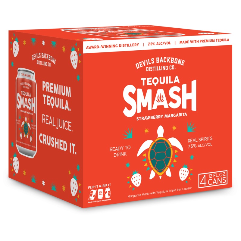 DEVILS BACKBONE STRAWBERRY TEQUILA SMASH 4PK