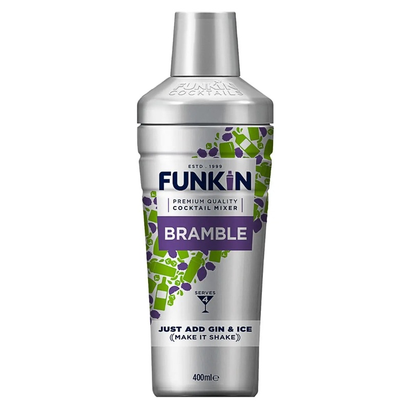 Funkin Bramble Cocktail Mixer Shaker, 400 ml