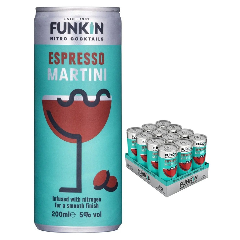Funkin Nitro Espresso Martini Can Multipack, 12 x 200 ml