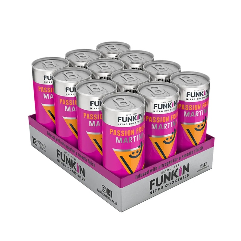 Funkin Nitro Passion Fruit Martini Can, 1 x 200 ml