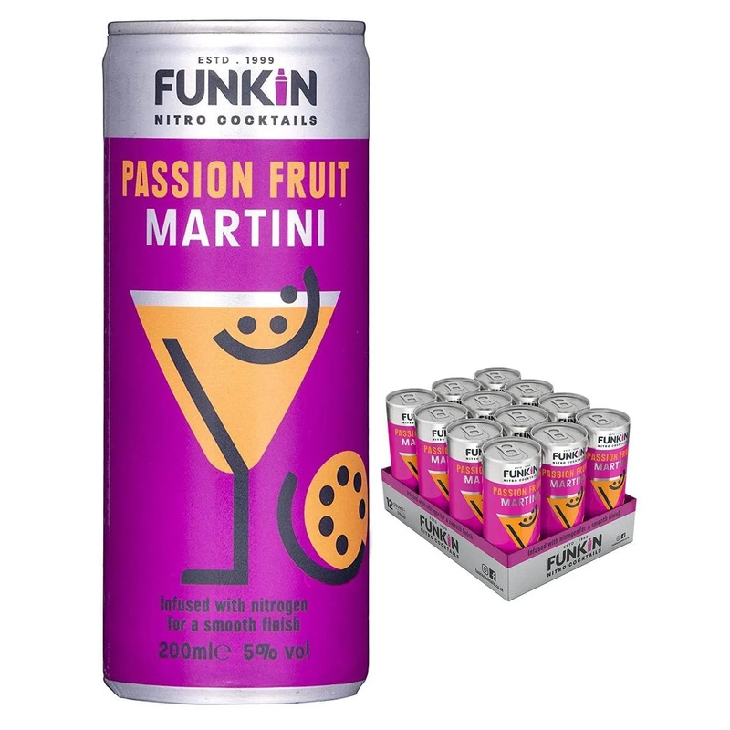Funkin Nitro Passion Fruit Martini Can Multipack, 12 x 200 ml