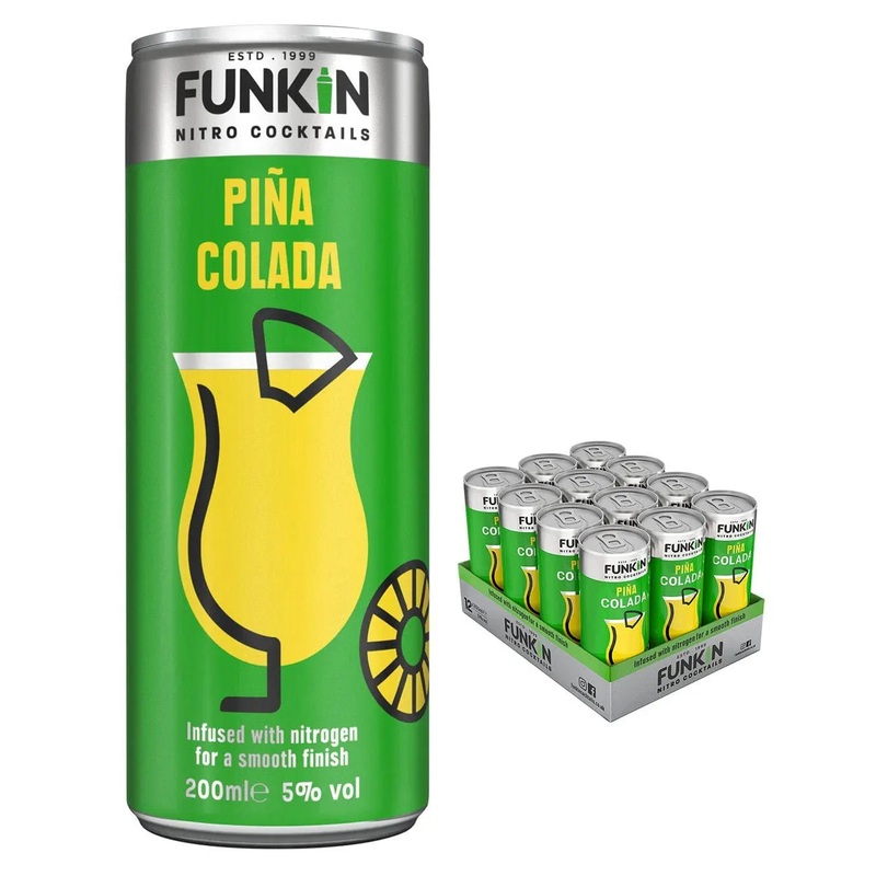 Funkin Nitro Pina Colada Can Multipack, 12 x 200 ml