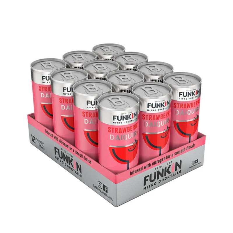 Funkin Nitro Strawberry Daiquiri Can, 1 x 200 ml