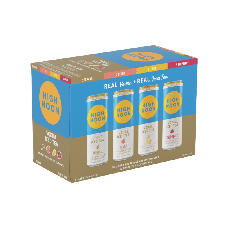 HIGH NOON VODKA ICED TEA VARIETY 8PK