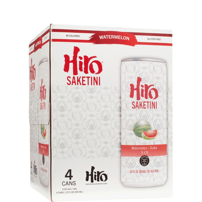 Hiro Junmai Saketini Watermelon 4Pk/355ml each