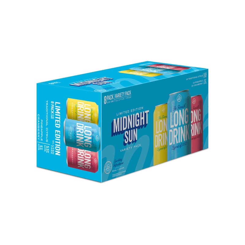 Long Drink Midnight Sun Variety 8 Pack