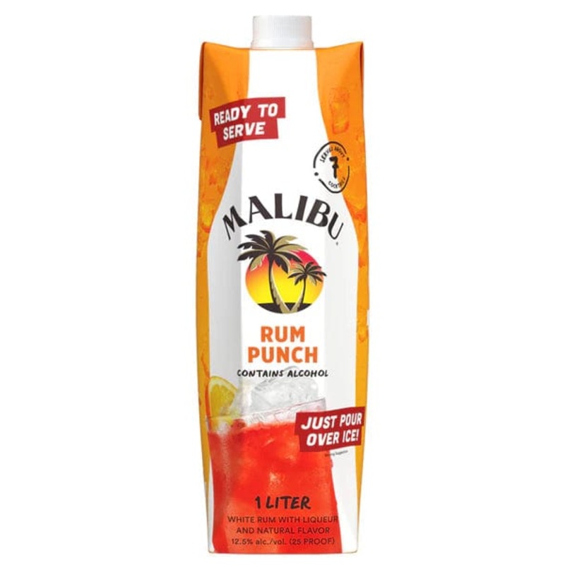 MALIBU COCKTAILS RUM PUNCH 1L
