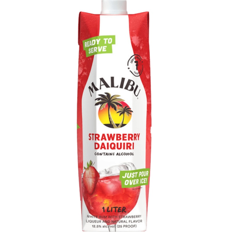 MALIBU COCKTAILS STRAWBERRY DAIQUIRI 1L