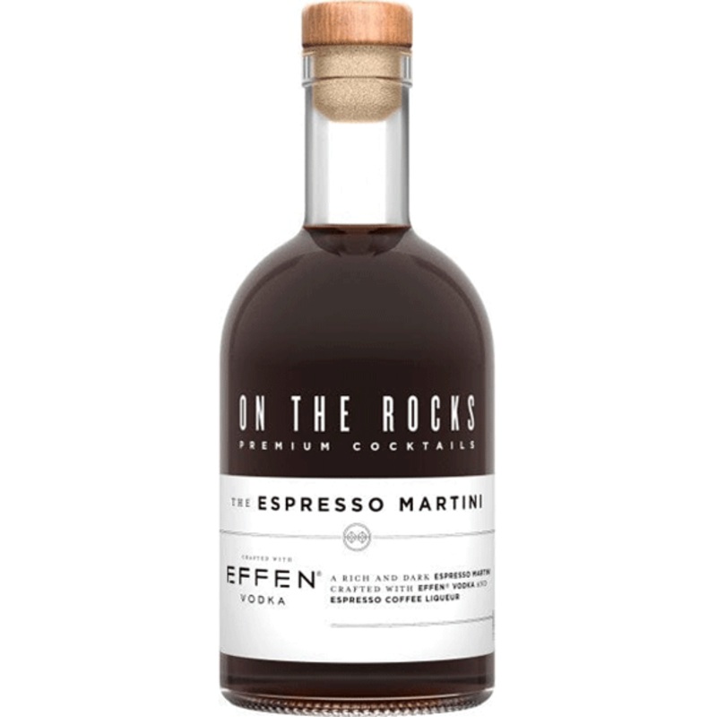 On The Rocks EFFEN Espresso Martini Ready to Drink Cocktail 375 ml