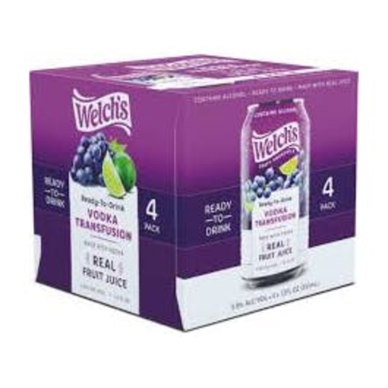 Welch's Craft Cocktails Vodka Transfusion 355ml/4 pack