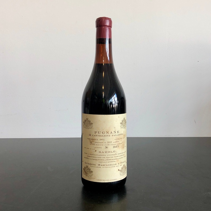 1971 Giuseppe Mascarello e Figlio Pugnane Barolo DOCG, Italy