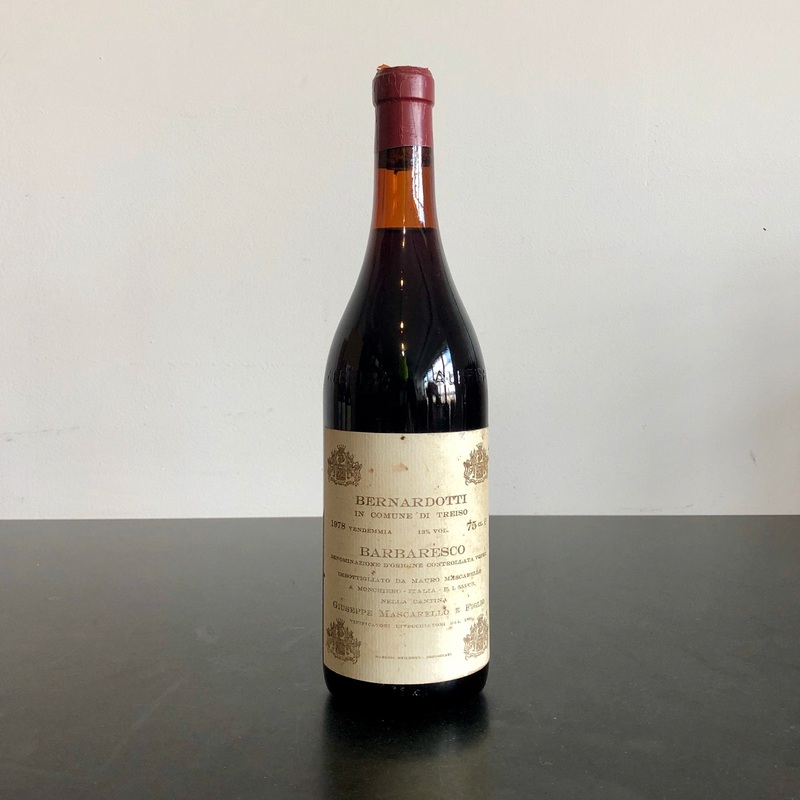 1978 Giuseppe Mascarello e Figlio Barbaresco Bernadotti Barbaresco DOCG, Italy