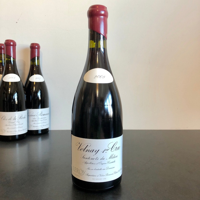 2008 Domaine Leroy Volnay-Santenots 'Les Santenots du Milieu' Volnay Premier Cru, France