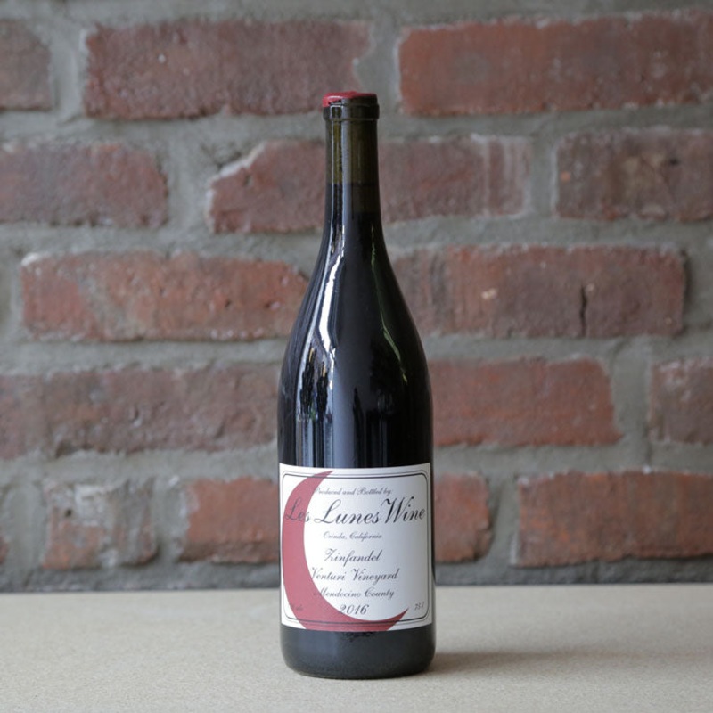 2015 Les Lunes Wine Venturi Vineyard Zinfandel, Mendocino County, USA