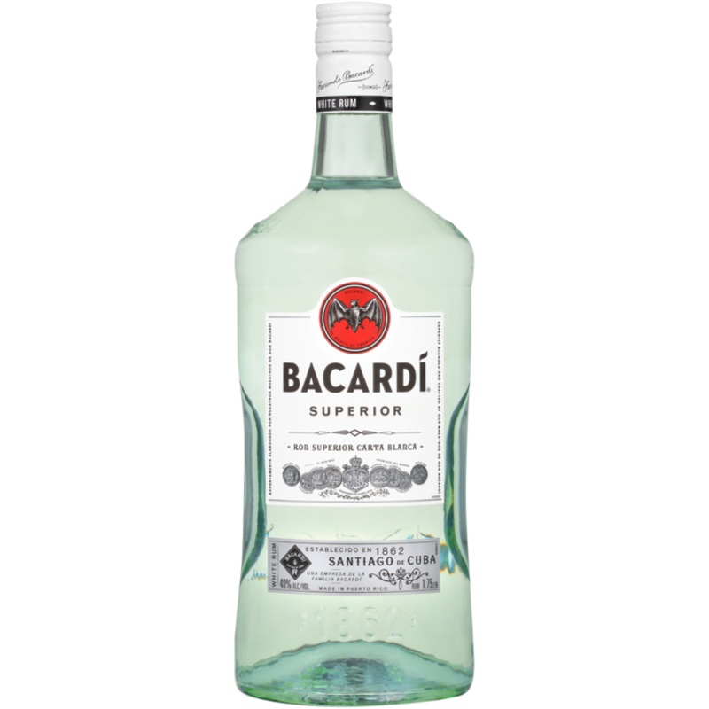 BACARDI RUM SUPERIOR WHITE 80