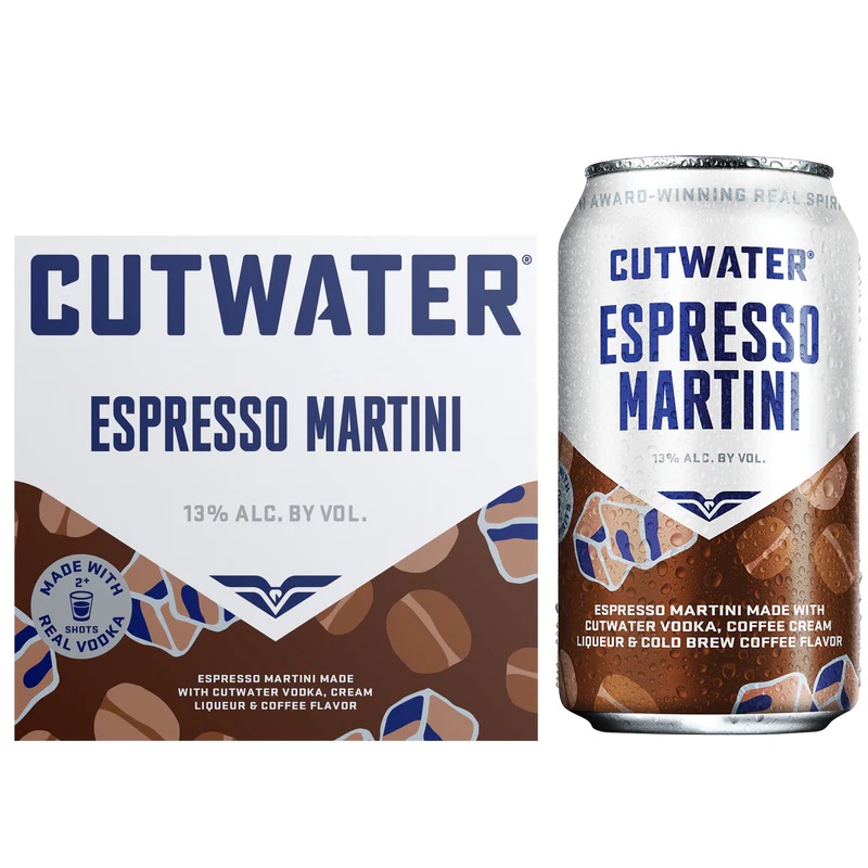 Cutwater Espresso Martini 12oz 4pack Cans