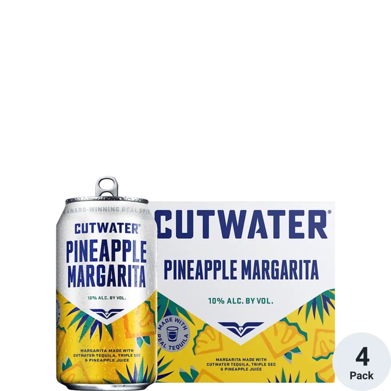 Cutwater Pineapple Margarita 12oz 4pack Cans