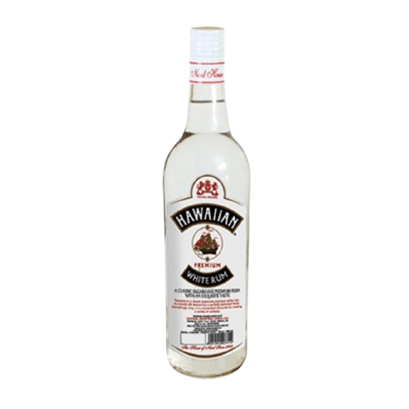 Hawaiian White Rum 75CL