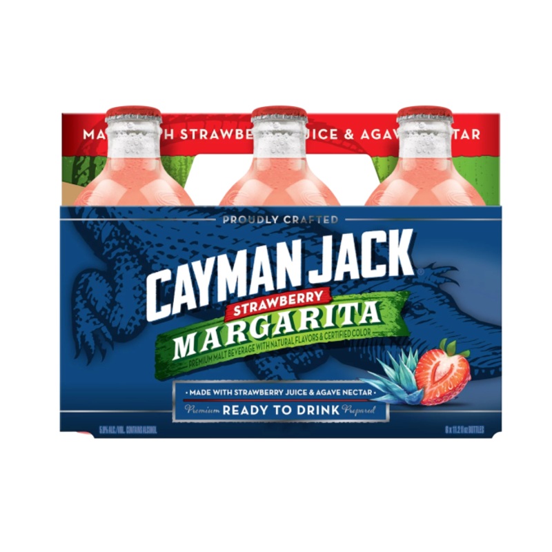 Cayman Jack Strawberry Margarita 12oz 6-Pack Bottle