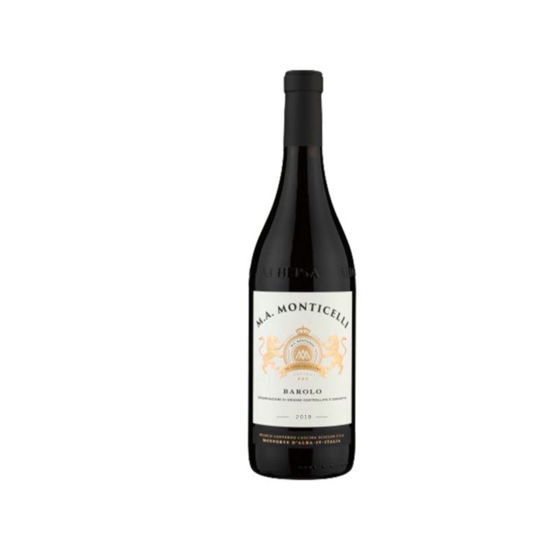 M A Monticelli Barolo Monforte D Alba 2019 750ml