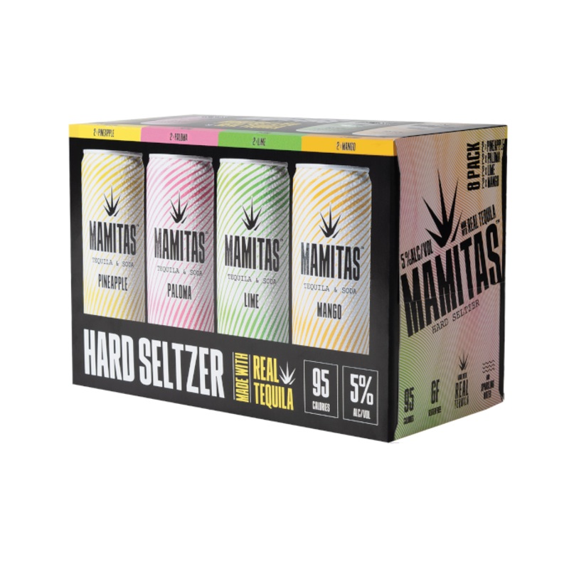 Mamitas Tequila & Soda Variety Pack 12oz 8-Pack Can
