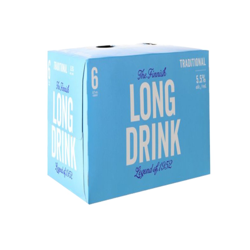 The Finnish Long Drink Traditional 355ml 6-Pack Can